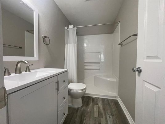 Bathroom, Interior, Wood Texture Flooring