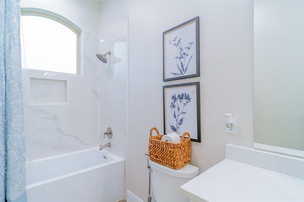 Bathroom, Interior, Marble Walls