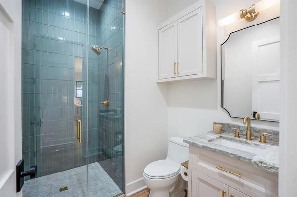 Bathroom, Glass Shower, Interior