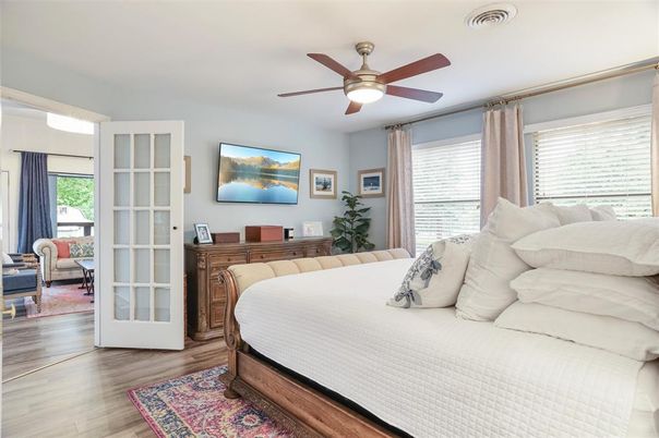 Bedroom, Interior, Wood Texture Flooring