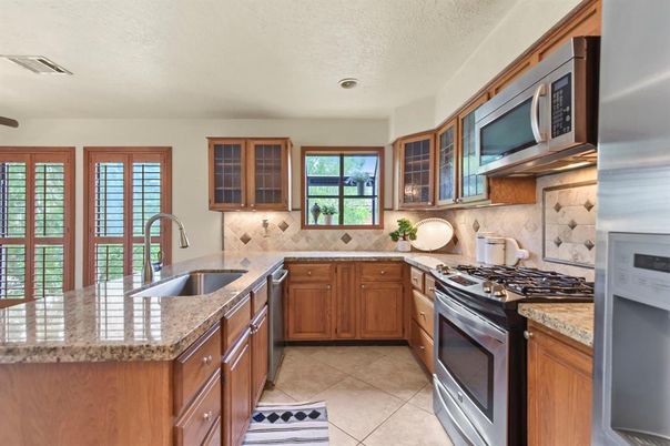 Interior, Kitchen, Recessed Lighting, Stainless Steel Appliances