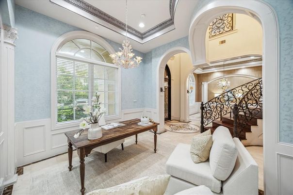 Chandelier, Interior, Living room, Recessed Lighting