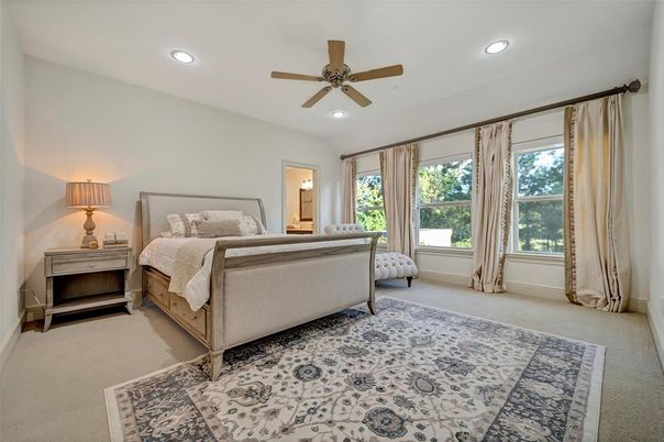 Bedroom, Interior, Recessed Lighting
