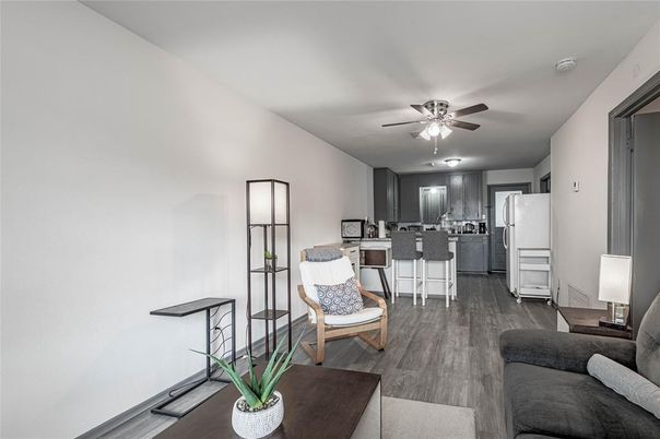 Interior, Kitchen, Wood Texture Flooring