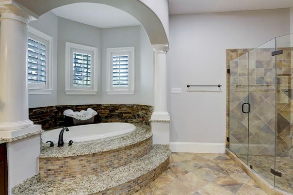Bathroom, Glass Shower, Interior