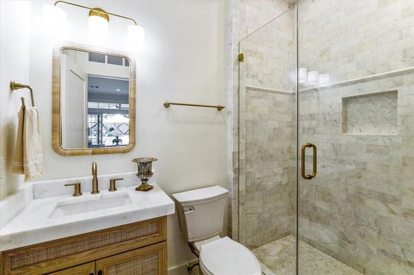 Bathroom, Glass Shower, Interior