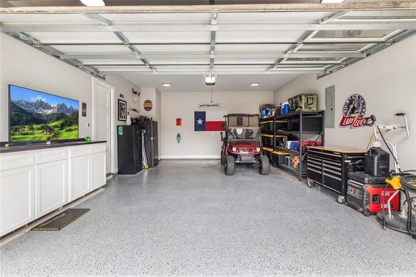 Garage, Interior, Recessed Lighting