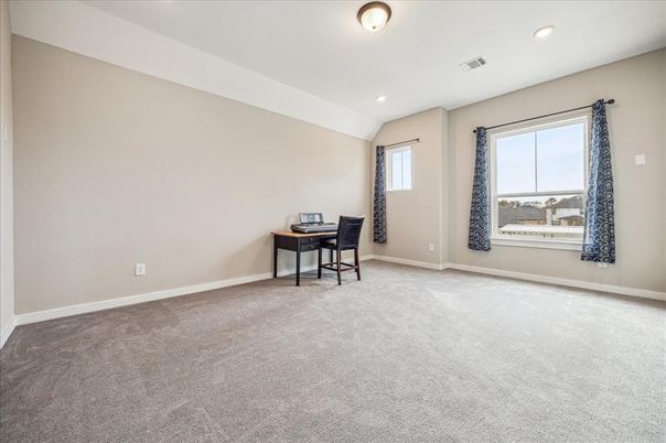Home Office, Interior, Recessed Lighting