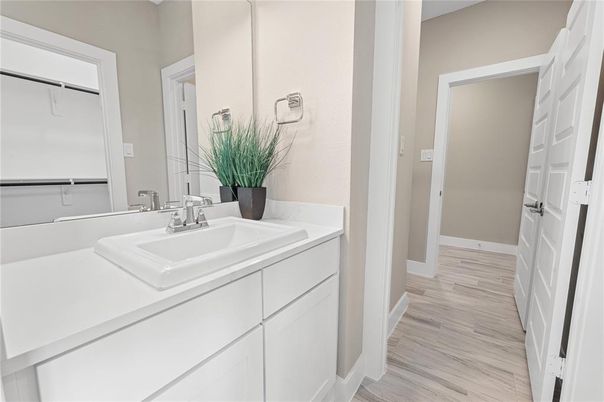 Bathroom, Interior, Wood Texture Flooring