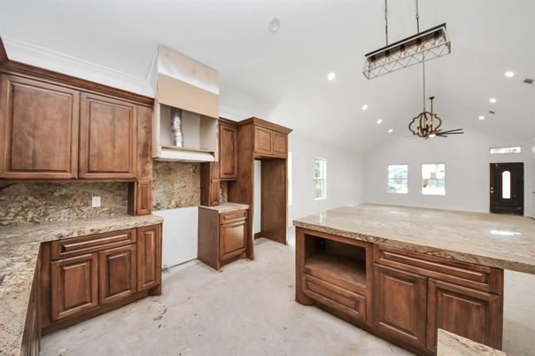 Interior, Kitchen, Pendant Lights, Recessed Lighting
