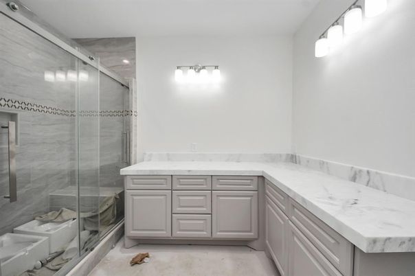 Bathroom, Glass Shower, Interior