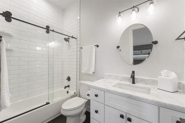 Bathroom, Glass Shower, Interior