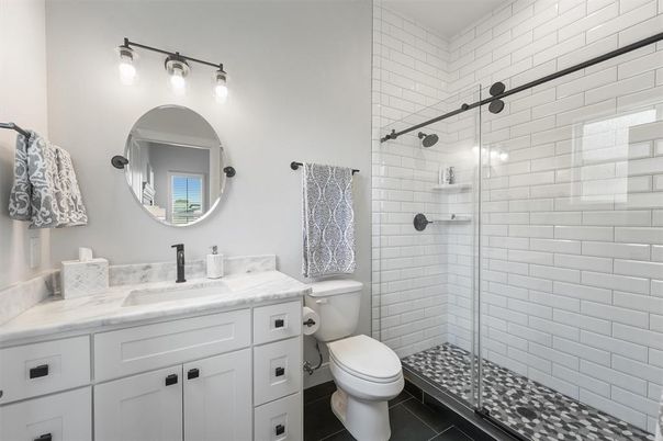 Bathroom, Glass Shower, Interior