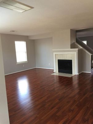 Empty room, Fireplace, Interior, Wood Texture Flooring