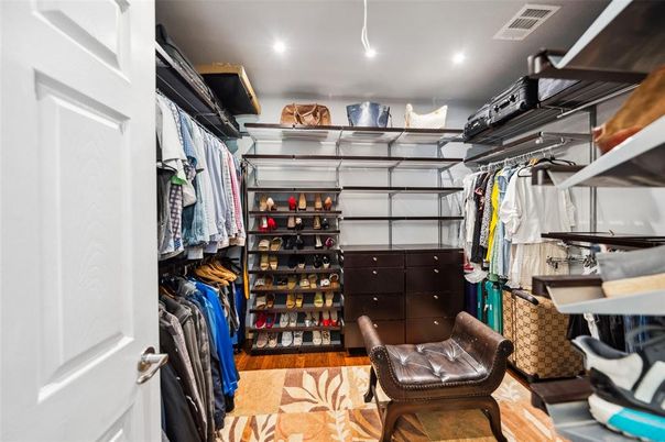 Interior, Recessed Lighting, Walk-in Closets, Wood Texture Flooring
