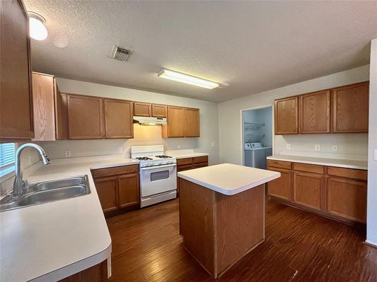 Interior, Kitchen, Wood Texture Flooring