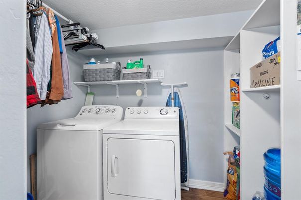 Interior, Utility Closets, Washer, Wood Texture Flooring