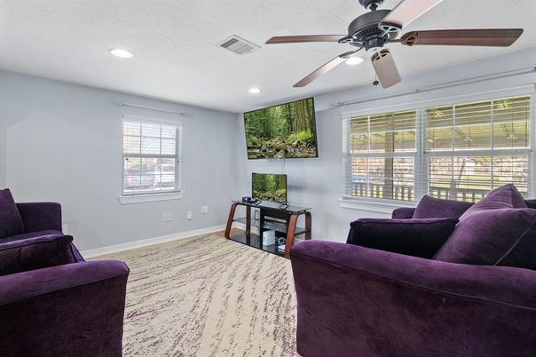 Interior, Living room, Recessed Lighting