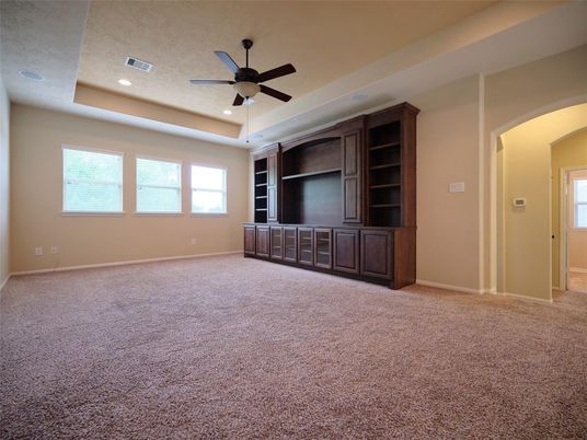 Empty room, Interior, Recessed Lighting