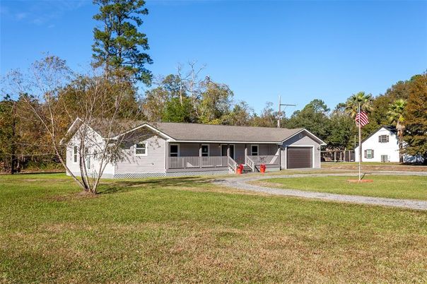 Attached, Backyard, Detached Garage, Exterior, Facade, Ranch