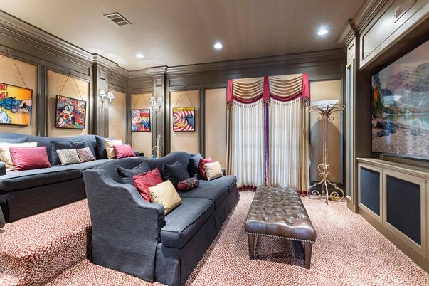 Interior, Living room, Recessed Lighting