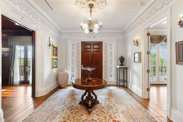 Chandelier, Interior, Wood Texture Flooring