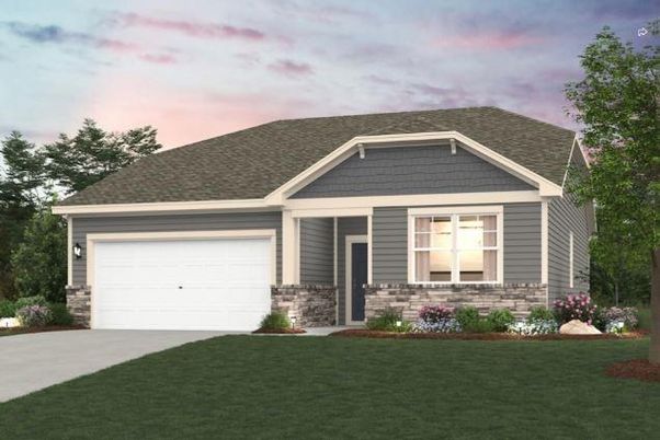 Attached, Exterior, Facade, Ranch