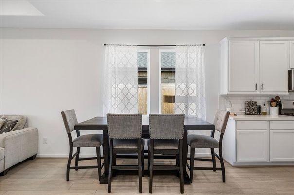 Dining room, Interior, Wood Texture Flooring