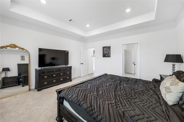 Bedroom, Interior, Recessed Lighting