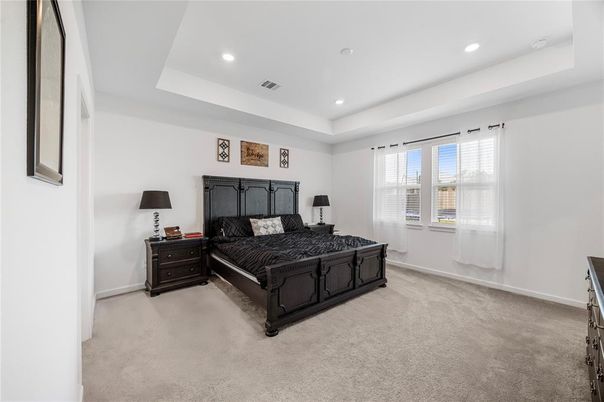 Bedroom, Interior, Recessed Lighting