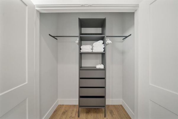 Interior, Walk-in Closets, Wood Texture Flooring