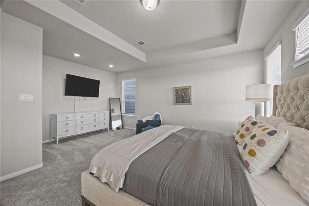 Bedroom, Interior, Recessed Lighting