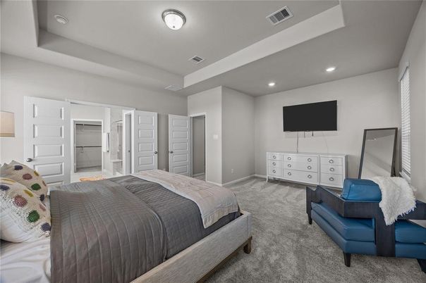 Bedroom, Interior, Recessed Lighting