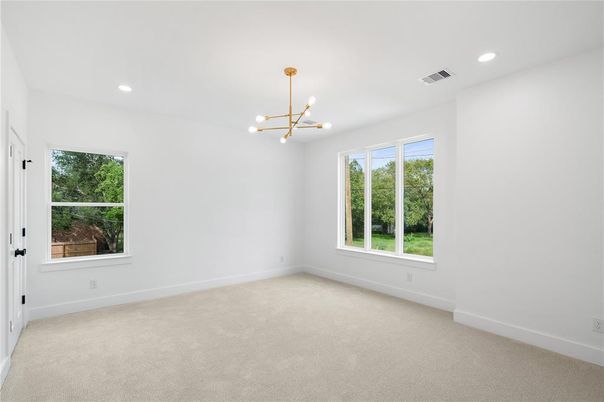 Empty room, Interior, Pendant Lights, Recessed Lighting