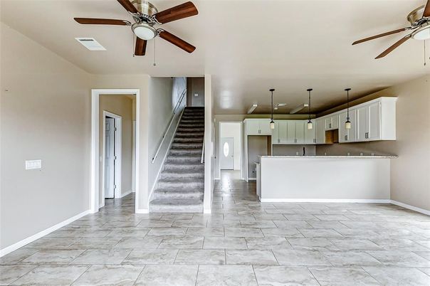 Interior, Kitchen, Marble, Pendant Lights, Recessed Lighting