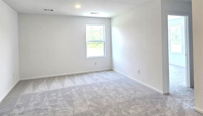 Empty room, Interior, Recessed Lighting