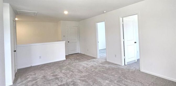 Empty room, Interior, Recessed Lighting