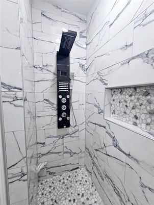 Bathroom, Interior, Marble Walls
