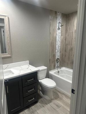 Bathroom, Interior, Wood Texture Flooring