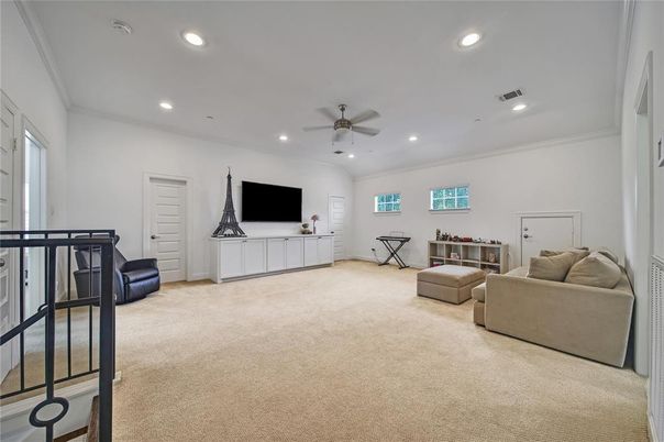 Interior, Living room, Recessed Lighting
