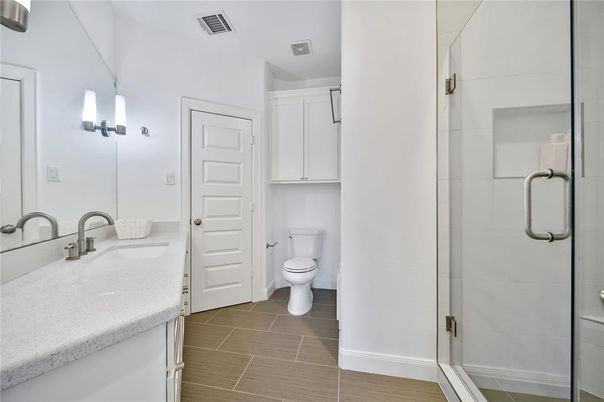 Bathroom, Glass Shower, Interior