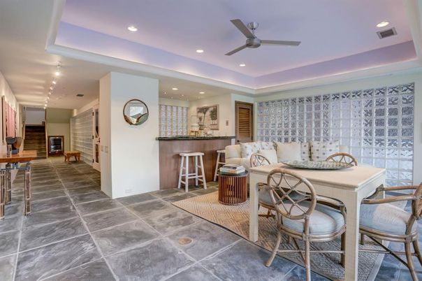 Interior, Living room, Recessed Lighting