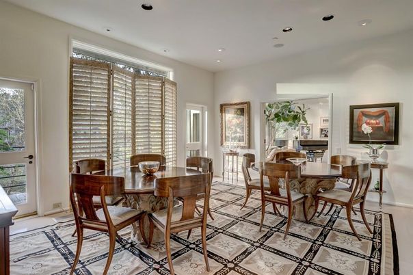 Dining room, Interior, Recessed Lighting