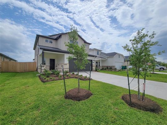 Attached, Backyard, Exterior, Facade, Farmhouse