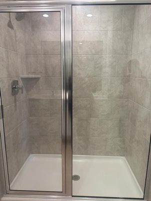 Bathroom, Glass Shower, Interior