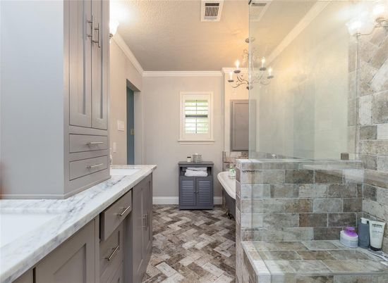 Bathroom, Chandelier, Dual Sink Vanities, Interior