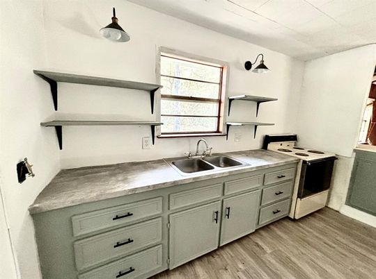 Interior, Kitchen, Wood Texture Flooring