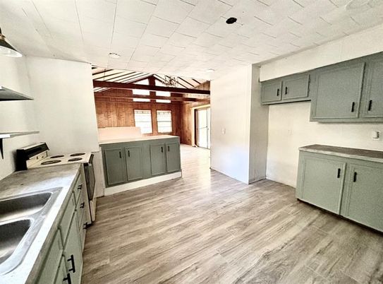Interior, Kitchen, Wood Texture Flooring