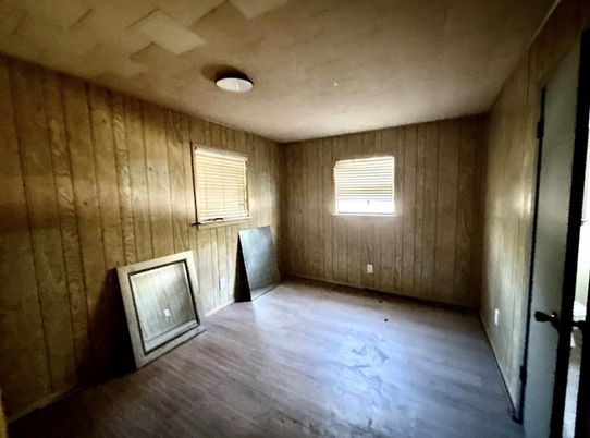 Empty room, Interior, Wood Texture Flooring, Wooden Walls