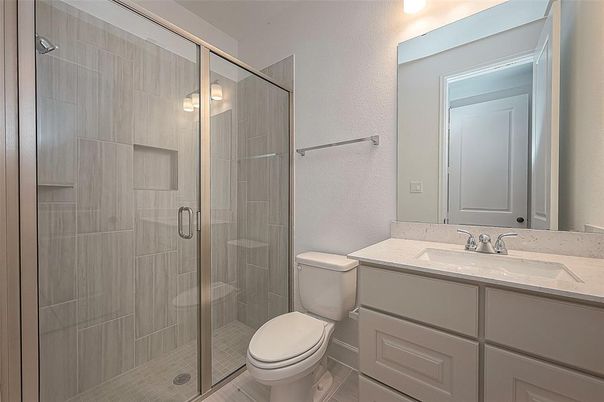 Bathroom, Glass Shower, Interior